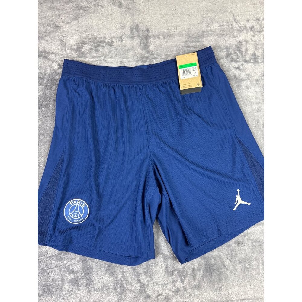 Size XL - $95 Nike Jordan Dri-FIT ADV Soccer Football PSG Shorts Blue